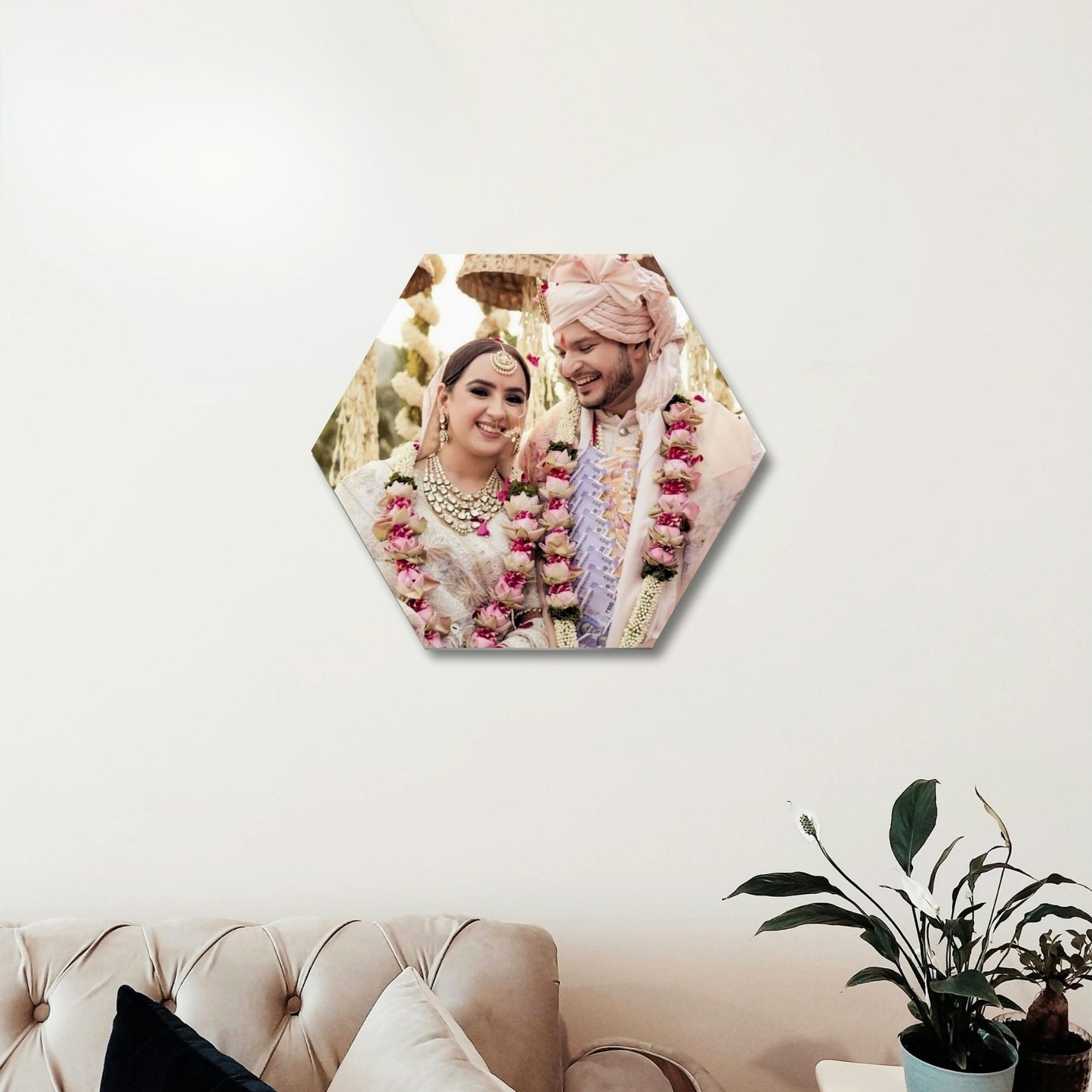 Hexagon Acrylic Photo Frame